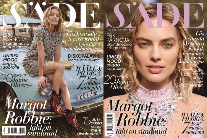 Ajakirja Säde esikaas, Talv 2018-2019, Margot Robbie